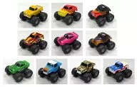 全10種セット 「ダイドーブレンド デミタスコーヒー MONSTER TRUCK PULLBACK CAR COLLECTION」 2013年キャンペーン品
