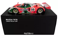1/18MAZDA787B LEMANS WINNER1991RENOWN#55(橙色×绿色×银色)「Signature」[89144]