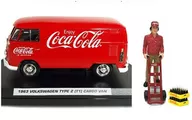 1/24 VW タイプ2 T1 カーゴバン 1963 配送ドライバーフィギュアアクセサリ付(レッド) 「Coca-Cola Collectibles」 [424062]