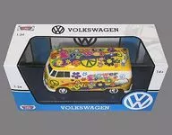 1/24 Volkswagen Type2 T1 Delivery Van Flower Power (amarelo x branco) [79575]