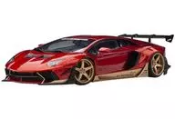 1/18 Liberty Walk LB-WORKS Lamborghini Aventador Limited Edition (Hyper Red x Gold Accent) "Auto Art mistura sólida Model Series" [79182]