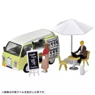 1/64 #Car snap 15a crepe shop (with Subaru Sambar Díaz Classic venta ambulante car) "Geo Kore 64 Tomica Limited Vintage NEO" [321613]