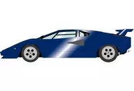 1/18 Lamborghini Countach LP5000S 1982 con ala trasera (azul oscuro metálico x crema interior) [IM066D]