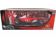 1/18 FERRARI Construtores World Championship 2003 Shell #2 (vermelho x branco) "Hot Wheels Racing" [G3764]