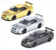 1/64 Nissan スカイライン GT-R (R34) NISMO R-Tune Hobby Expo China 2023 イベント限定モデル 3台セット [IN64-R34RT-SET]
