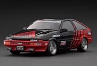 1/18 Toyota Sprinter Trueno 3Dr GT Apex AE86(ブラック×レッド) [IG3284]