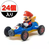 [24 Pieces] G-Force Mario (Blue x Yellow x Red) "Mario Kart Pull Back" Pull Back Car [TV053M]