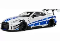 1/18日产GT-R(R35)LB WORKS Paul Tribute 2024(白色×蓝色)[S1805816]