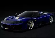 1/18 Ferrari F80 carbon optional Electric Blue-silver wheels附收納盒[P18253DV]