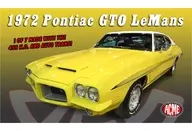 1/18 Pontiac GTO 1972年Le Man 24小時塑料頂部(莫娜ークイエロー)[A1801227]