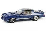 1/18 1980 Chevrolet Camaro Z/28 with T-Tops - Dark Blue with Charcoal Tri Color Stripes [13691]