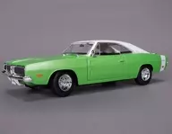 1/18 1969 Dodge Charger R/T (Verde x Branco) [MS31387GW]