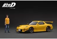 1/18 Mazda RX-7 (FD3S)(イエロー) With Mr. Keisuke Takahashi 「頭文字D」 WEB限定モデル [IG3800]