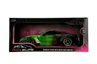 1/18 ニッサン GT-R (R35) Liberty Walk(グリーン×ブラック) 「PINK SLIPSシリーズ」 [JADA35724]
