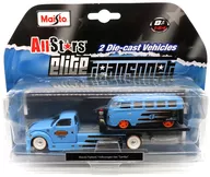 1/64 Maisto Flatbedo(ライトブルー×ブラック)＆Volkswagen Van Samba(ライトブルー×ブラック) 2台セット 「ALLSTARS ELITE TRANSPORT」 [15055]