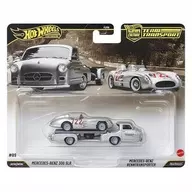 1/64 メルセデス・ベンツ 300 SLR / メルセデス・ベンツ レントランスポーター 「Hot Wheels チームトランスポート」 [JHX90]