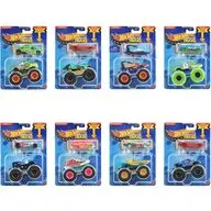 1/64 Hot Wheels モンスタートラック + ダイキャストカーメント 8個アソート [GRH81-986T]