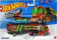 1/64 BIG RIG HEAT(オレンジ×ライトグリーン) 「Hot Wheels SUPER RIGS」 [FKW92]