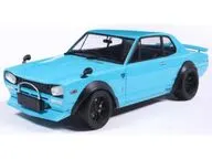 1/18 日産 スカイライン 2000GT-R(KPGC10) ハコスカ リバティーウォーク ボディキット 1970(ブルー) [S1813005]