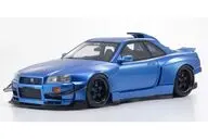 1/18 日産 スカイライン GT-R (R34) Khyzyl Saleem (ブルー) 「samuraiシリーズ」 [KSR18068BL]