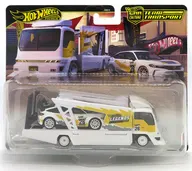1/64 ’24 HONDA CIVIC TYPE R #26(ホワイト×イエロー)/CAMION DE TRANSPORT #26(ホワイト×イエロー) 「Hot Wheels TEAM TRANSPORT LEGENDS TOUR」 ヤマダ電機限定 [JMN15]