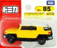 1/66 Toyota FJ Cruiser (amarelo x branco) "Tomica No. 85"