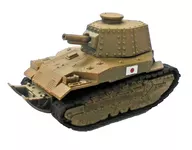 Type 89 medium tank (dark brown) 「 Capsule Q Museum World Tank Deformed 2 」