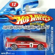1/64 ミツビシ ランサー エボリューションVII #1(レッド×ホワイト) 「Hot Wheels」 [N9425-0617]