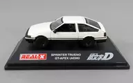 1/72 Fujihara Takumi / SPRINTER TRUENO GT-APEX (AE86) [Tipo inicial] "REAL-X Initial D Dicast Mini Car Collection"