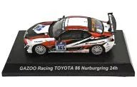 1/64 TOYOTA 86 GAZOO Racing Nururgring 24h #165 (rojo x blanco) "Toyota Mini Car Collection 2" Sunkus Thanks Limited