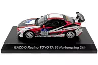 1/64 TOYOTA 86 GAZOO Racing Nururgring 24h #166 (rojo x blanco) "Toyota Mini Car Collection 2" Sunkus Thanks Limited