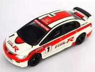 1/64 Honda Civic Type-R #1 (White x Orange) "Tomica One Make Lace Collection" limited to convenience stores