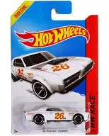 1/64' 68 MERCURY COUGAR (white) "Hot Wheels HW RACE" [BDD08-07B3]
