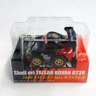 Choro-Q Shell eri TAISAN ADVANTAGE GT3R 2000 lm GT Clase WINNER #73 (negro x rojo)
