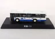 1/150 Mitsubishi Fuso Aero Star MP37JK Ryobi Bus (blanco x azul) "Dycast Bus Series Bus Route 1" Sunkus Thanks Limited