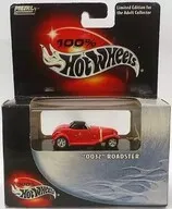 1/64 “0032” ROADSTER(レッド) 「100% Hot WHeels」 [57345]