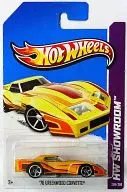1/64 "76 GREENWOOD CORVETTE (laranja)" Hot Wheels HW SHOWROOM "[X1822-07A3]