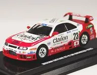1/64 NISSAN Skyline GT-R LM (BCNR33) 1995 No. 23 (White x Red) [K06651B]