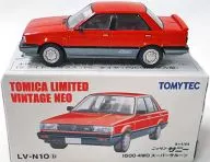 1/64 LV-N10b Nissan Sunny 1500 4 wd Super Saloon (red x gray) "Tomica Limited Vintage NEO" [214588]