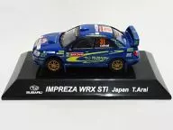 1/64 IMPREZA WRX Sti Japão T. Arai #31 (azul metálico / pára-brisas com logotipo SUBARU) "Rali Car Collection EXTRA Toshihiro Arai Collection"