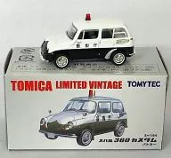 1/64 Subaru 360 Custom Patrol Car (White x Black) "Tomica Limited Vintage" Tomica Shop Limited [214168]