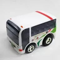 Choro Q Totetsu Tourist Bus (blanco x verde x rojo)