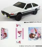 [単品] 1/72 AE86・スプリンタートレノ(白/黒ツートーン) 咲＆和Ver. 「咲-Saki-」 ラッピングミニカー＆CARステッカーセット C76グッズ