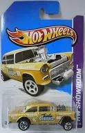 1/64 55 CHEVY BEL AIR GASSER (ゴールド) 「Hot WHeeLS HW SHOWROOM」 [X1963-07A3]