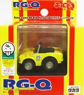 Real Gimic Choro-Q RG-Q14 Honda S800 Sunday Racer Ver. (amarillo y naranja) Q Shop Original