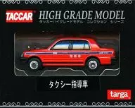 1/64 トヨタ クラウンセダン タクシー指導車(レッド) 「TACCAR ハイグレードモデルコレクションシリーズ ビジネスセダン」
