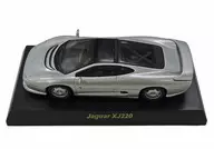 1/64 Jaguar XJ220 (plateado) "British Car Mini Car Collection" Sunkus Thanks Limited
