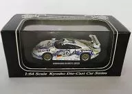 1/64 ポルシェ911 GT1 1996 LM Mobil1 #26(ホワイト×ブルー) 「Beads Collection 京商ダイキャストカーシリーズ」 [06521B]
