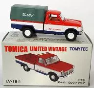 1/64 LV-15c Datsun 1200 Track (Red x White x Blue) "Tomica Limited Vintage" [217350]