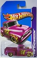 1/64 CUSTOM ’56 FORD F-100(パープル×ライムグリーン) 「Hot Wheels HW SHOWROOM」 [X1791-07A3]